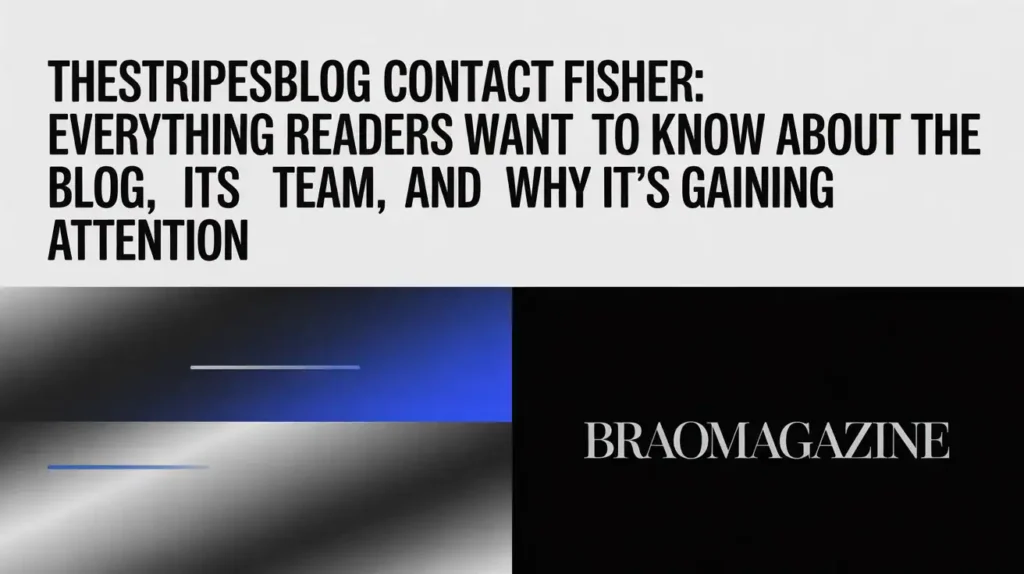 TheStripesBlog Contact Fisher