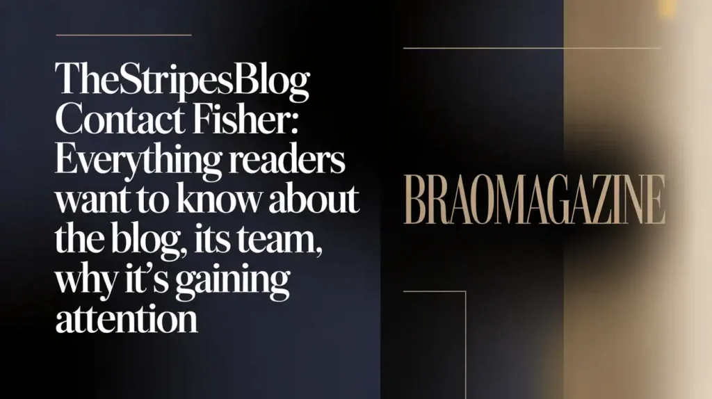 TheStripesBlog Contact Fisher