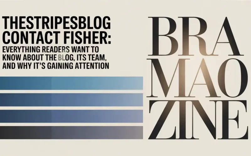 TheStripesBlog Contact Fisher: Everything Readers Want to Know About the Blog, Its Team, and Why It’s Gaining Attention