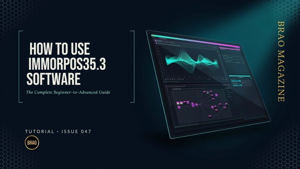 How to Use Immorpos35.3 Software