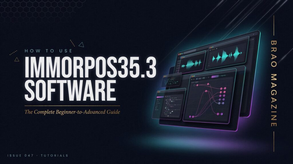 How to Use Immorpos35.3 Software