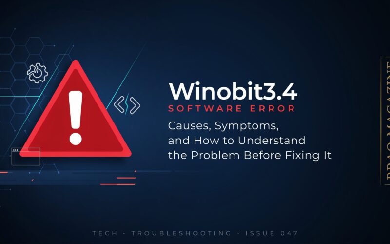 Winobit3.4 Software Error: Causes, Symptoms, and How to Understand the Problem Before Fixing It
